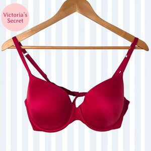 Victoria's Secret 36C Red Biofit Padded Full Coverage Bra